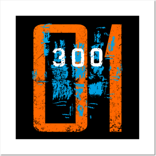 300 No. 1  Causal Number Design Posters and Art